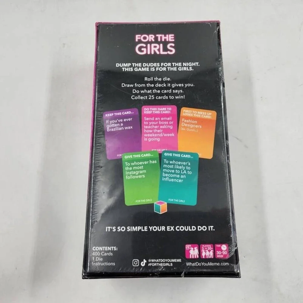 What Do You Meme 3+ For the Girls Card Game Party Game Multicolor